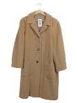 Vorschaubild 3 von Wollmantel Damen Beige Gr. 38/M Wolle Uni Klassisch Langarm Business