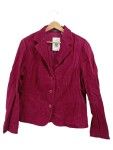 Vorschaubild 1 von Damen Cordjacke Pink Gr. 44 Casual Baumwolle