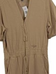 Vorschaubild 4 von Damen Jumpsuit Overall Beige Gr. 38, M Casual Reißverschluss