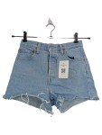 Vorschaubild 1 von Damen Jeans Shorts Ribcage Short Blau Gr. W24