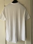 Vorschaubild 3 von Damen Hemdbluse Gr. 42 Weiß Kurzarm Strasssteine Elegant