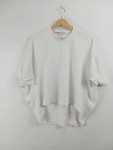 Vorschaubild 4 von Pullunder Damen Gr. 34 XS Beige Oversized Rundhals Baumwolle