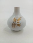 Vorschaubild 2 von Vase Kugelvase Romanze Björn Wiinblad Porzellan Weiß Golddekor 15cm