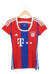 Vorschaubild 1 von FC Bayern München Damen Fußball Trikot Rot Blau Gestreift WILD 12 Gr. 34;XS