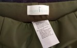 Vorschaubild 4 von Damen Lederhose Kunstleder Oliv Gr. 40 L27 Zierknöpfe Modern