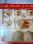 Vorschaubild 6 von Puppengeschirr Puppen-Porzellan-Service 15-teilig Weiß Original Teddybär