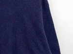 Vorschaubild 2 von Pullover Herren Blau Gr. 52/L Polyester Elasthan Meliert Basic Langarm
