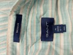 Vorschaubild 4 von Herren Business Hemd Blau Gestreift Gr. 52 XL Baumwolle Regular Fit