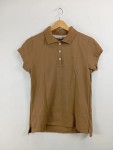 Vorschaubild 2 von Damen Poloshirt Braun Gr. 42 XL Kurzarm Klassisch