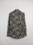 Vorschaubild 2 von Freizeithemd Herren Blau Gr. 36/S Baumwolle Tiermotive Casual Langarm