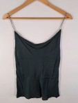Vorschaubild 2 von Damen Top Schwarz Gr. 34 XS Strass-Träger Glamourös Party Viskose