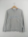 Vorschaubild 5 von Sweatshirt Kinder Gr. 176 Grau Baumwolle Viskose Schriftzug Casual