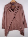 Vorschaubild 2 von Damen Wickelpullover Strickpullover Rosa Gr. M
