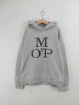 Vorschaubild 2 von Kinder Kapuzenpullover Hoodie Grau Gr. 164 Logo-Print Baumwolle