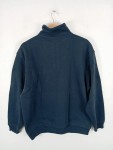 Vorschaubild 2 von Fleecepullover Herren Blau Gr. 54/XL Baumwolle Polyester Uni