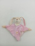 Vorschaubild 3 von Schmusetuch Hase Rosa Kariert Kuscheltuch Schnuffeltuch Baby