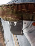 Vorschaubild 2 von Jeans Straight Leg Herren Gr. W30/46/S Blau Baumwolle Uni Logo