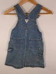 Vorschaubild 3 von Jeanskleid Kinder Blau Gr. 110 Baumwolle Uni Casual Freizeit