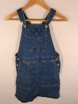 Vorschaubild 2 von Jeanskleid Kinder Gr. 134 Blau Baumwolle Polyester Elasthan Casual