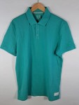 Vorschaubild 2 von Herren Poloshirt Türkis Gr. 50;L Kurzarm Baumwolle