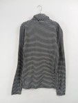 Vorschaubild 2 von Damen Pullover Rollkragen Gestreift Schwarz Gr. 34, XS Casual
