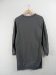 Vorschaubild 2 von Damen Sweatkleid Freizeitkleid Grau Gr. 34 XS Logo-Print Casual