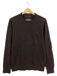 Vorschaubild 1 von Herren Pullover Braun Gr. 48 M Rundhals Baumwolle Kaschmir Logo