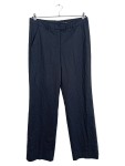 Vorschaubild 1 von Damen Anzughose Business Hose Blau Fischgrätenmuster Gr. 38 Wolle