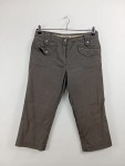 Vorschaubild 3 von Sports Damen Cargohose Caprihose Braun Gr. 44 W35 Baumwolle