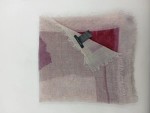 Vorschaubild 2 von Damen Schal Wolle Mehrfarbig Rot Beige Fransen 120x124cm