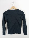 Vorschaubild 2 von Damen Langarmshirt Schwarz Gr. 38 M Basic Baumwolle Logo