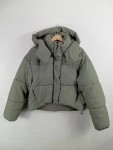 Vorschaubild 4 von Damen Steppjacke Oliv Gr. 38 M Kapuze Casual Polyurethan