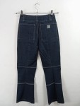 Vorschaubild 2 von Bootcut Jeans Damen Gr. W26/34/XS Blau Baumwolle Uni