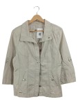 Vorschaubild 1 von Leichte Jacke Damen Beige Gr. 38 Casual 3/4-Arm