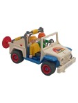 Vorschaubild 1 von Safari Jeep Spielzeugauto Geländewagen mit 2 Figuren