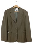 Vorschaubild 1 von Damen Blazer Oliv Gr. 44 Langarm Klassisch Business
