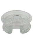Vorschaubild 2 von Kerzenhalter Glas Transparent 7 cm Teelichthalter Modern Rund