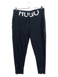 Vorschaubild 1 von Herren Jogginghose Schwarz Gr. 50 L Logo-Bund Reißverschluss