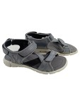 Vorschaubild 1 von Kinder Sandalen Grau Leder Klettverschluss Gr. 30 Sportlich