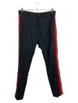 Vorschaubild 1 von Herren Stoffhose Gr. 50 Schwarz Wolle Streifen Kordelzug