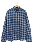 Vorschaubild 1 von Herren Freizeithemd Kariert Blau Gr. 54 XXL Langarm Baumwolle