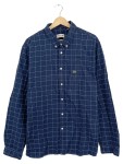 Vorschaubild 1 von Herren Freizeithemd Blau Kariert Langarm Gr. 54 XXL Baumwolle