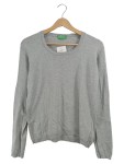 Vorschaubild 1 von Pullover Damen Grau Gr. 40 L 100% Baumwolle Basic