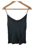 Vorschaubild 1 von Damen Top Schwarz Gr. 34 XS Strass-Träger Glamourös Party Viskose