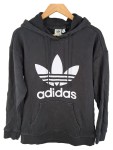 Vorschaubild 1 von Damen Kapuzenpullover Hoodie Schwarz Gr. 36 S Trefoil Logo Sportlich