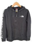 Vorschaubild 1 von Damen Sweatjacke Hoodie Schwarz Gr. 38 M Logo-Print Baumwolle
