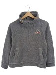 Vorschaubild 1 von Kinder Pullover Stehkragen Blau Meliert Gr. 152 Baumwolle