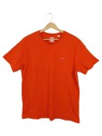 Vorschaubild 1 von Herren T-Shirt Casual Orange Gr. 50 L Logo Kurzarm Baumwolle