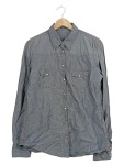 Vorschaubild 1 von Damen Hemdbluse Jeanshemd Blau Gr. 42 Baumwolle