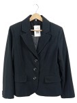 Vorschaubild 1 von Damen Blazer Schwarz Gr. 40 Business Uni Langarm